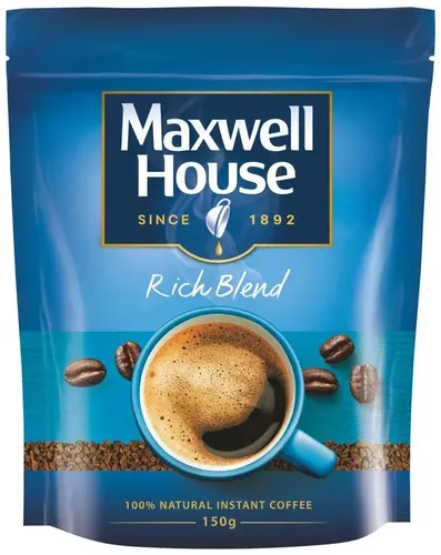 Кофе натуральный растворимый сублимированный Maxwell House, 150 гр