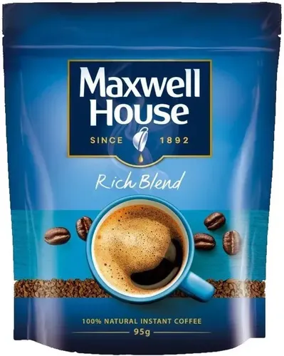 Кофе натуральный растворимый сублимированный Maxwell House, 95 гр