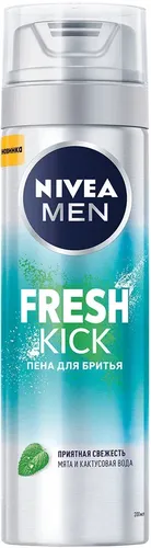 Soqol ko'pik Men Fresh Kick Nivea, 200 ml