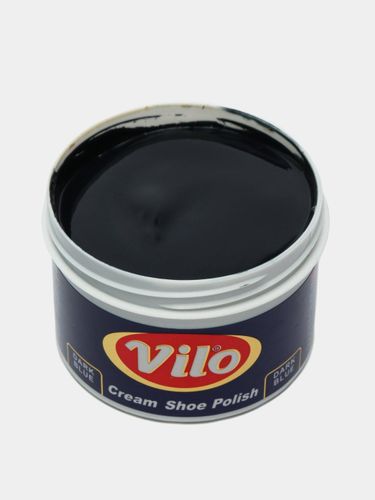 Vilo tabiiy shimgichli poyabzal mumi krem bo'yog'i, 60 ml ko'k, фото