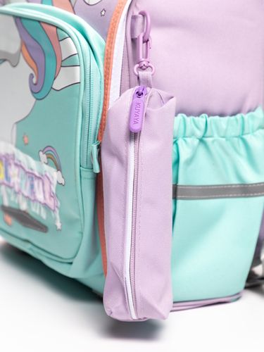 Школьный рюкзак для девочек R100, Сиреневый, фото