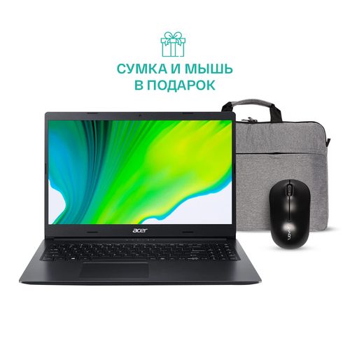 Ноутбук Acer Aspire 3 A315-57G Intel i3-1005G1/DDR4 4GB/HDD в подарок сумка и мышь