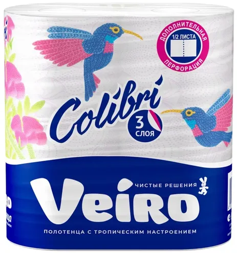 Полотенца Viero Colibri, 2 рулона