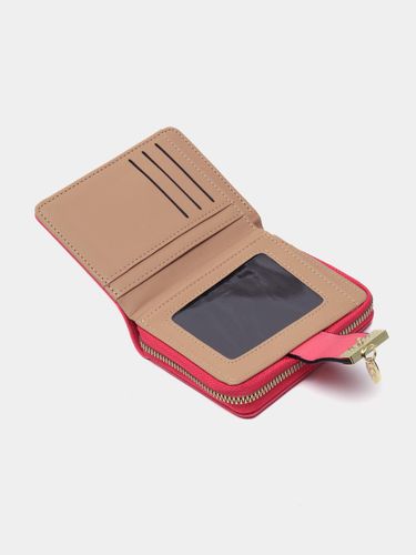 Женский кошелек Forever memory, портмоне, бумажник с брелком, Розовый, в Узбекистане