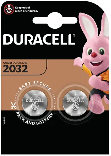 Батарейки Duracell Lithium 3V 2032, 2 шт