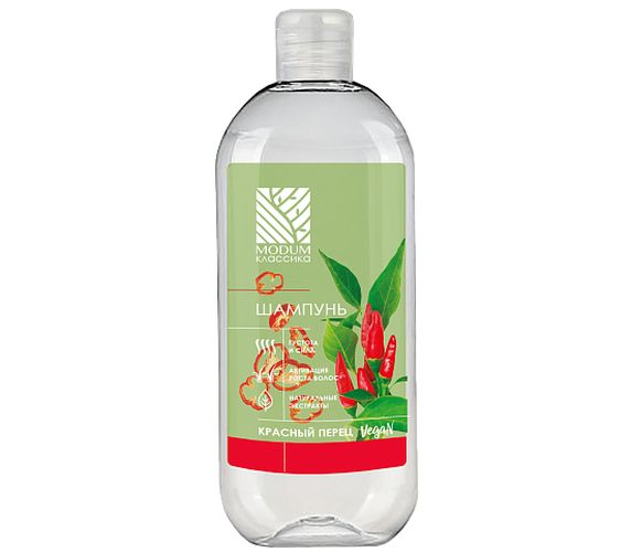 Shampun Modum Classic Qizil qalampir, 550 ml