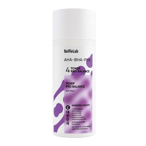 Yuz uchun toner Klinkosmik AHA-BHA-PHA SelfieLab PRO Balance, 150 ml