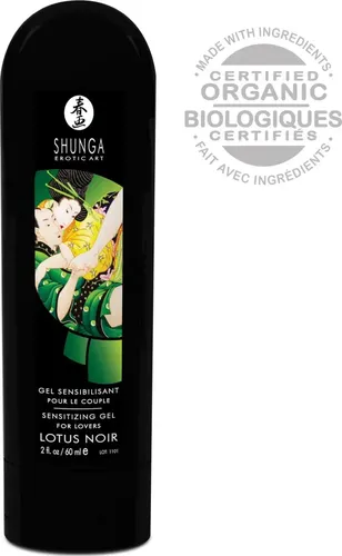 Возбуждающий гель для влюбленных Shunga Lotus Noir, купить недорого