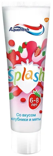 Зубная паста Aquafresh Splash Клубника-мята, 50 мл, купить недорого
