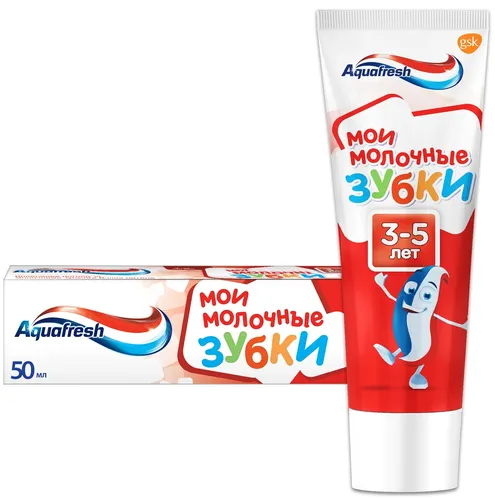 Зубная паста Aquafresh Мои молочные зубки, 50 мл