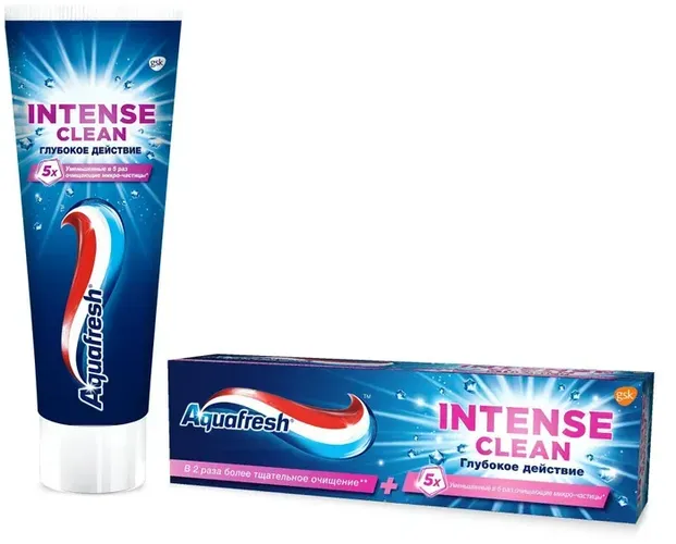 Aquafresh intensiv tozalash tish pastasi, 75 ml