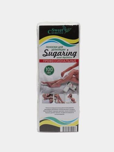 Полоски для депиляции Sugaring, Белый, 100 гр