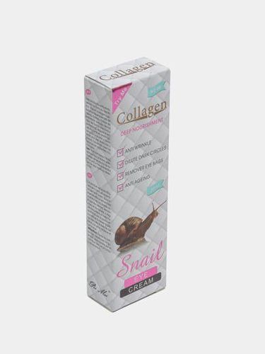 Ko'z kremi Collagen Snail Eye Cream salyangoz musin bilan /ko'z qovoqlari uchun, Oq, 20 gr, купить недорого