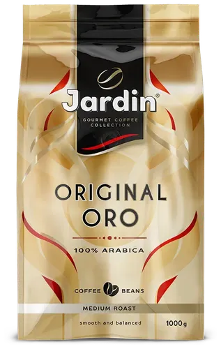 Kofeinli donali qovurilgan qahva arabica "Jardin", 1000 gr