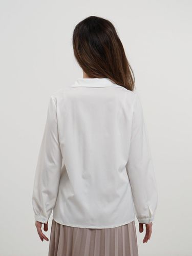 Однотонная рубашка женская Anaki 012, Белый, купить недорого