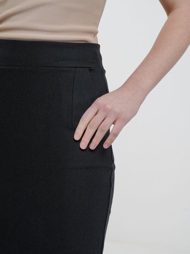 Зауженная юбка Anaki с боковыми карманами 009, Черный, фото № 4
