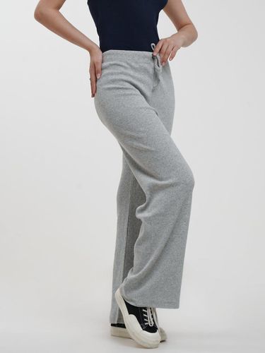 Прямые брюки на завязках женские Anaki 032, Светло серый, купить недорого