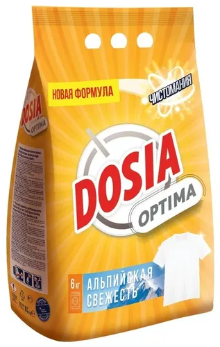 Kir yuvish kukuni Dosia Optima Alp tozaligi, 6 kg, в Узбекистане