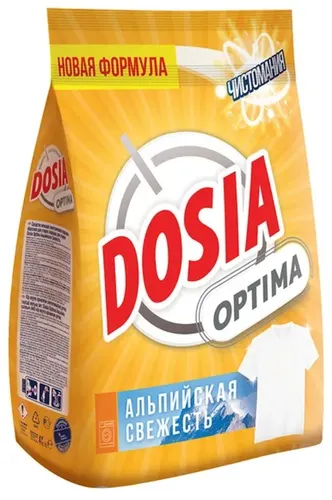 Стиральный порошок Dosia Optima Альпийская свежесть, 1.2 кг