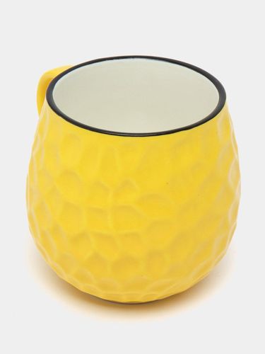 Кружка керамическая Posuda House, Желтый, купить недорого