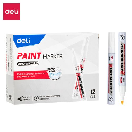 Маркер Paint Deli U500-WH