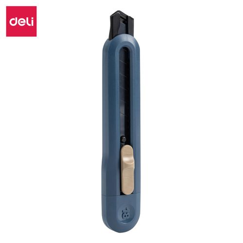 Нож канцелярский Deli NS062, 18 мм, Синий