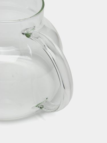 Чайник заварочный из жаропрочного стекла с фильтром-пружинкой, 1 л, Прозрачный, 7300000 UZS