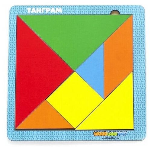 Игра головоломка Step Puzzle Woodlandtoys "Танграм"