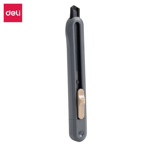 Нож канцелярский Deli NS063, 9 мм, Серый