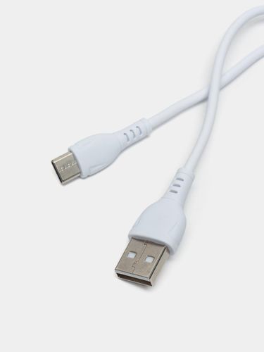 Зарядный кабель Borofone USB-Type-C, 1 м, Белый, купить недорого