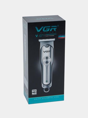 Триммер для стрижки волос VGR V-071, серебристый, Серебряный