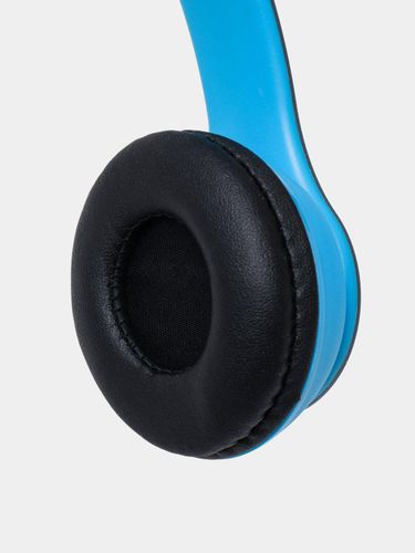 Беспроводные наушники P47, Bluetooth 5.0, Голубой, фото