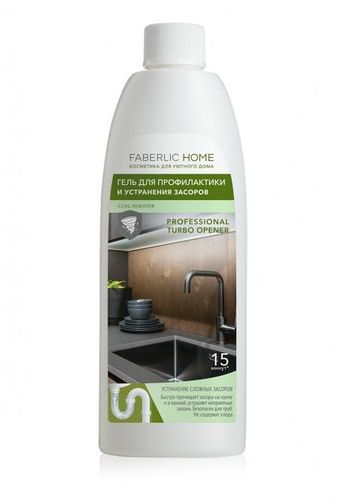 Гель Faberlic для профилактики устранения засоров Faberlic Home, 500 мл