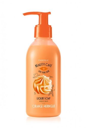 Жидкое мыло Faberlic для рук «Апельсиновая меренга» Beauty Cafe, 200 мл