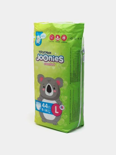 Детские трусики-подгузники Joonies Comfort 9-14 кг L, 44 шт, в Узбекистане
