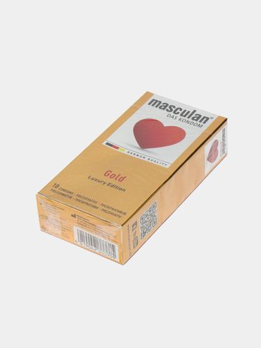 Prezervativlar Masculan Gold Luxury Edition, 10 dona, в Узбекистане
