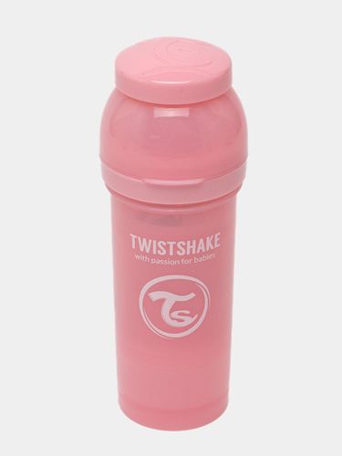 Бутылочка антиколиковая Twistshake, Розовый, 180 мл