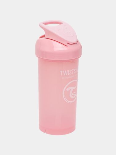 Поильник-непроливайка Twistshake с трубочкой, Розовый, 360 мл, фото
