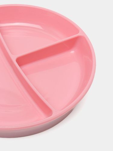 Тарелка с разделителем Twistshake, 220 мл, Розовый, фото