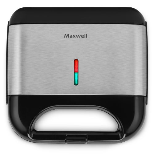 Сэндвичница Maxwell MW-1553, Черно-Стальной, купить недорого
