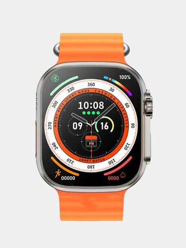 Часы смарт T800 Ultra, Оранжевый, фото