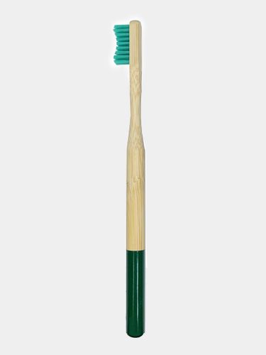 Бамбуковая зубная щетка Zoolpack 195С, Темно-зеленый, купить недорого