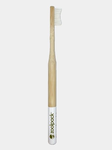 Бамбуковая зубная щетка Zoolpack 195С, Белый