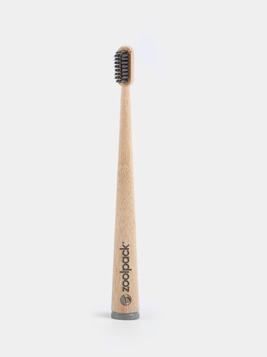 Бамбуковая зубная щетка Zoolpack 195P, Серый