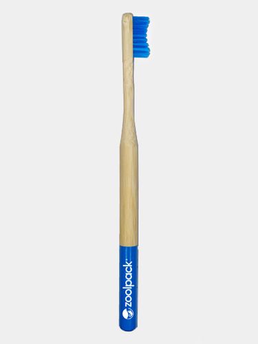 Бамбуковая зубная щетка Zoolpack 195С, Синий