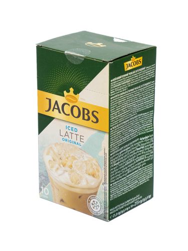 Кофе растворимый Jacobs Iced Latte Original, 10 пакетиков, купить недорого