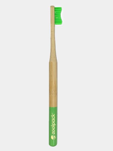 Бамбуковая зубная щетка Zoolpack 195С, Зеленый