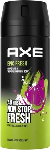 Aerozolli dezodorant AX Epic Fresh, 150 ml