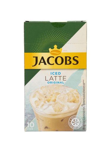 Кофе растворимый Jacobs Iced Latte Original, 10 пакетиков, фото