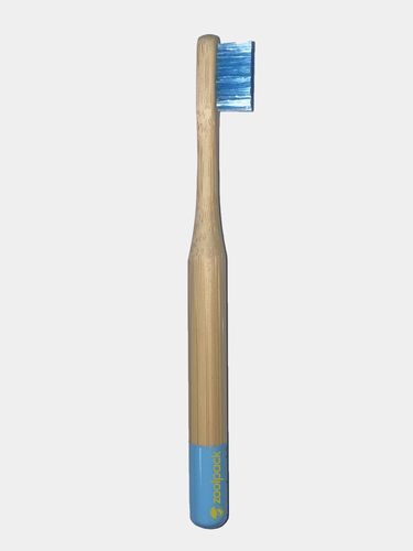 Бамбуковая зубная щетка Zoolpack 152C, Голубой
